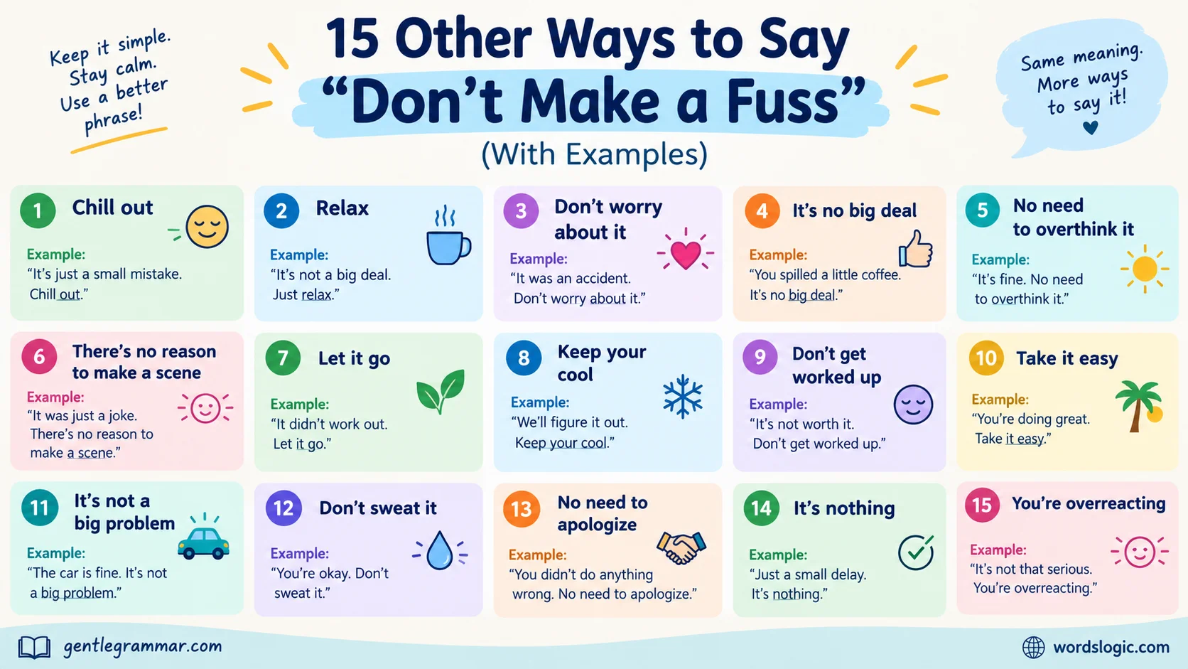 Don’t Make a Fuss
