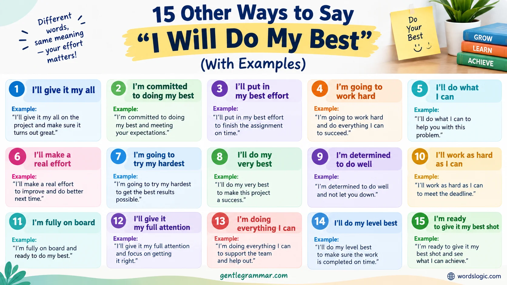 I Will Do My Best
